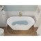 Anzzi Rossetto 5.6 ft. Solid Surface Freestanding Bathtub in Matte White FT-AZ503 - alternate 4